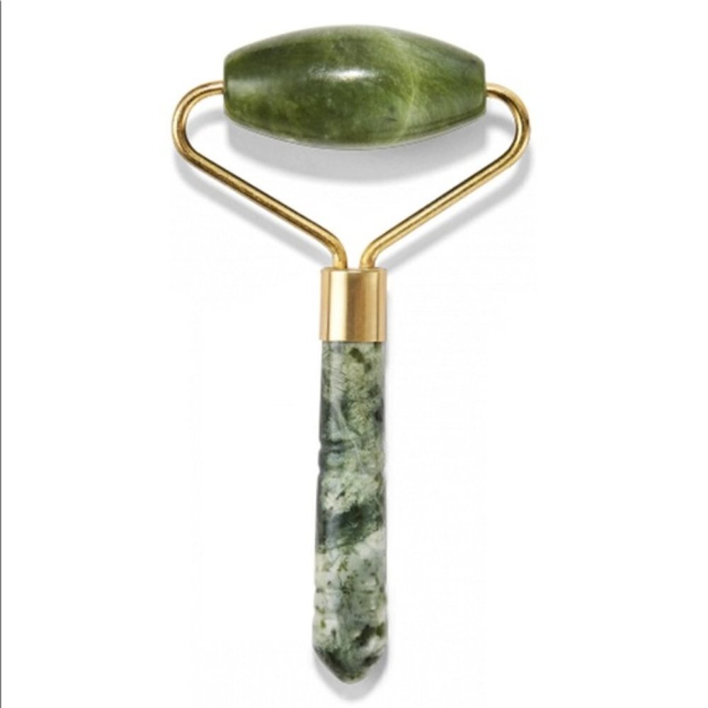 NWT Jade Facial Skincare Eye Face Roller Massage‎ Tool Natural Stone - Picture 8 of 13